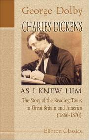 Charles Dickens as I knew him