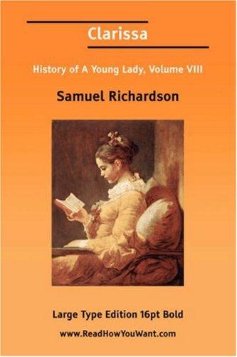 Clarissa History of A Young Lady, Volume VIII