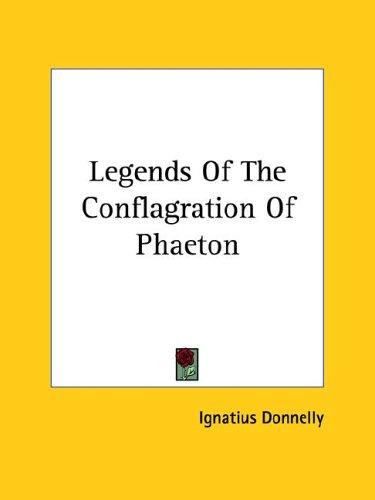Legends Of The Conflagration Of Phaeton