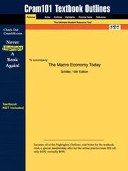 The Macro Economy Today