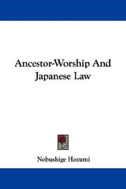 Ancestor-worship and Japanese law