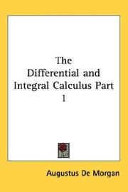 The Differential and Integral Calculus Part 1