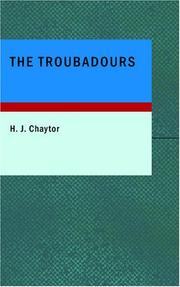The Troubadours