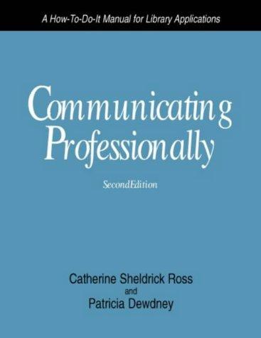 Communicating professionally
