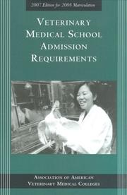 Veterinary Medical School Admission Requirements