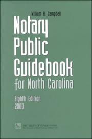 Notary public guidebook for North Carolina