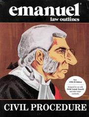 Civil Procedure (The Emanuel Law Outlines Series)