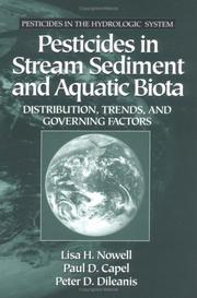 Pesticides in stream sediment and aquatic biota