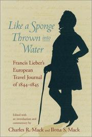 Like a sponge thrown into water