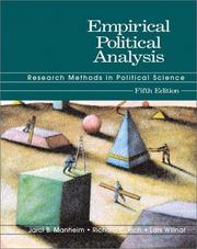 Empirical political analysis