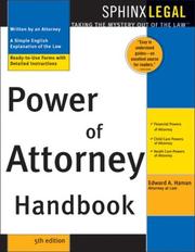 Power of attorney handbook