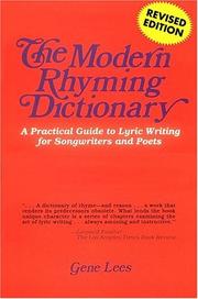 The modern rhyming dictionary