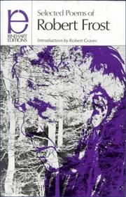 Selected Poems of Robert Frost