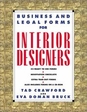 Business and legal forms for interior designers