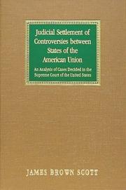 Judicial settlement of controversies between states of the American union