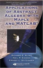 Applications of abstract algebra with Maple and MATLAB