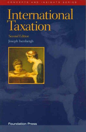 International Taxation (Concepts and Insights)