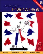 Paroles (Text/Audio CD/CD-ROM Package)