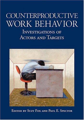 Counterproductive work behavior