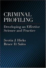 Criminal profiling