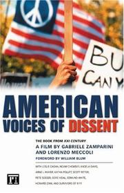 American Voices Of Dissent