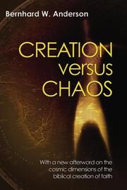 Creation versus chaos