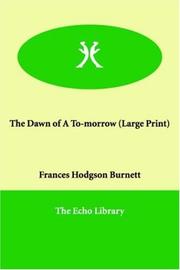 The dawn of a to-morrow