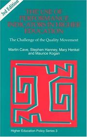 The use of performance indicators in higher education