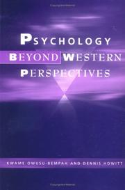 Psychology Beyond Western Perspectives