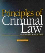 Principles of Criminal Law