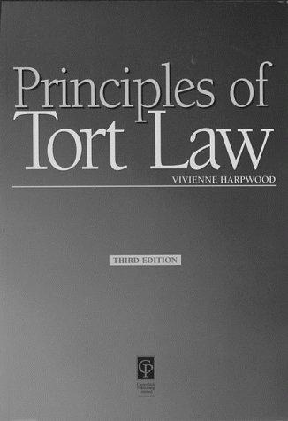 Principles of Tort Law
