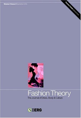 Fashion Theory: Volume 8, Issue 3: The Journal of Dress, Body and  Culture