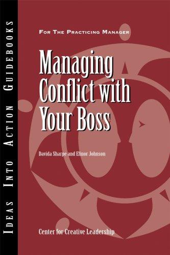 Managing conflict with your boss