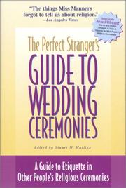 The perfect stranger's guide to wedding ceremonies
