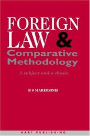 Foreign law and comparative methodology