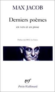 Derniers poèmes en vers et en prose