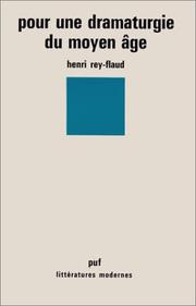 Pour une dramaturgie du Moyen âge