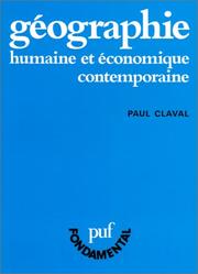 Géographie humaine et économique contemporaine