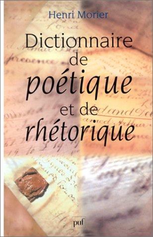 Dictionnaire de poétique et de rhétorique