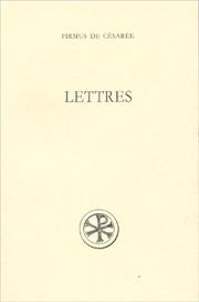 Lettres (Sources chretiennes)