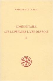 Commentaire sur le premier livre des Rois