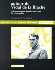 Autour de Vidal de la Blache