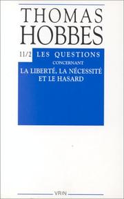 The questions concerning liberty, necessity, and chance
