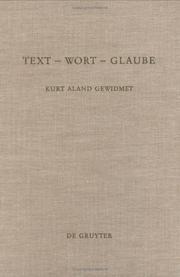 Text, Wort, Glaube