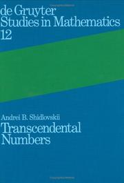 Transcendental numbers