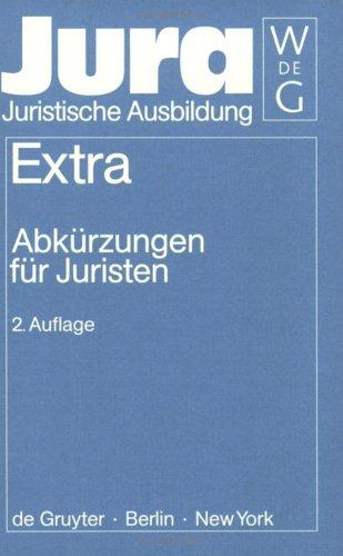 Abkürzungen für Juristen