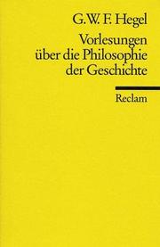 Vorlesungen über die Philosophie der Geschichte