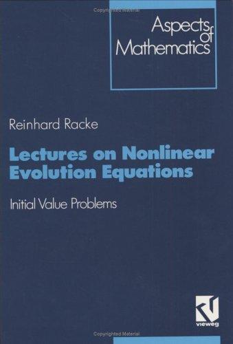 Lectures on nonlinear evolution equations