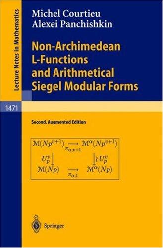 Non-Archimedean L-functions and arithmetical Siegel modular forms