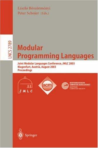 Modular programming languages
